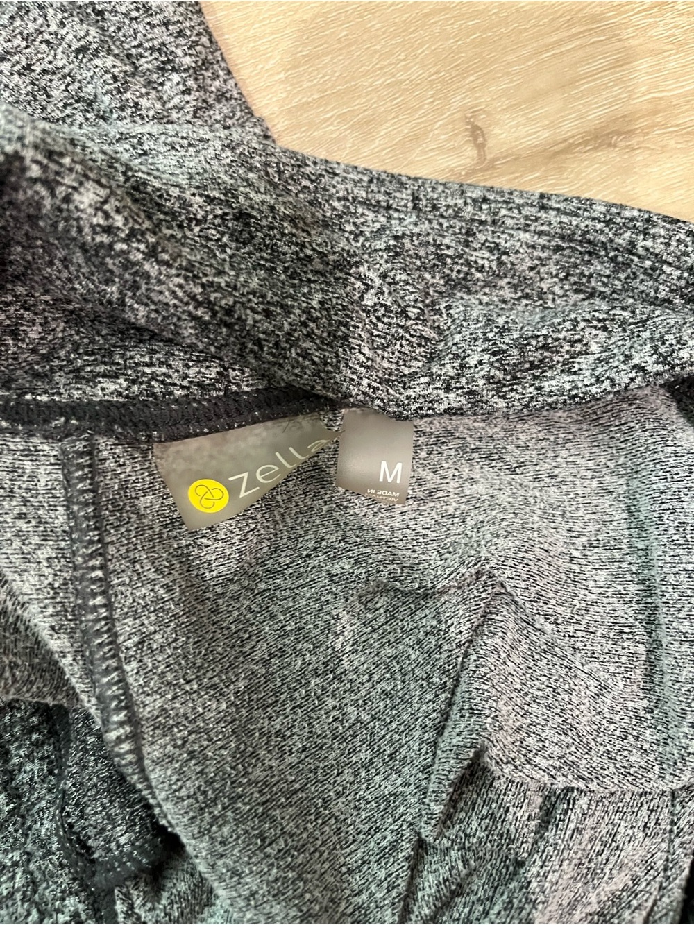 Zella Gray Heathered Maternity Active Joggers - Picture 2 of 3